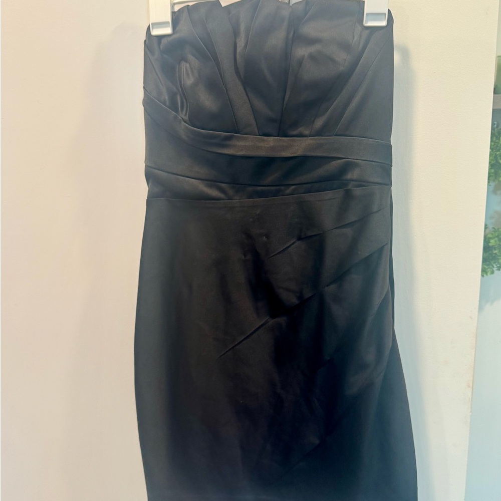 Express Black Strapless Dress